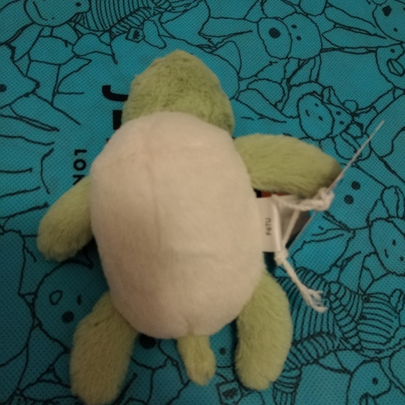 Jellycat Fluffy Turtle- New With Tag Authentic - Picture 5 of 6